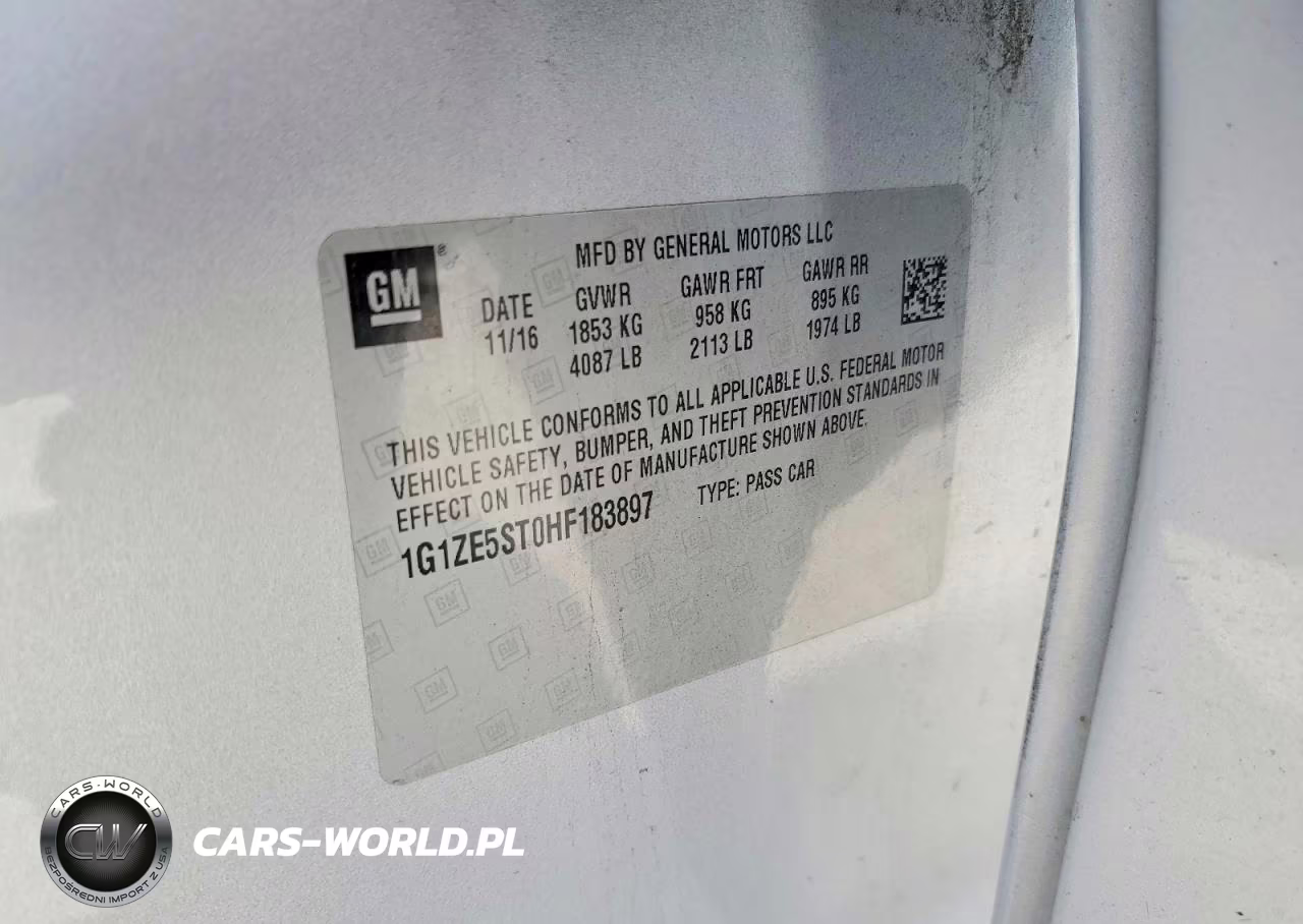 2017 Chevrolet Malibu Lt VIN:1G1ZE5ST0HF183897 - 12