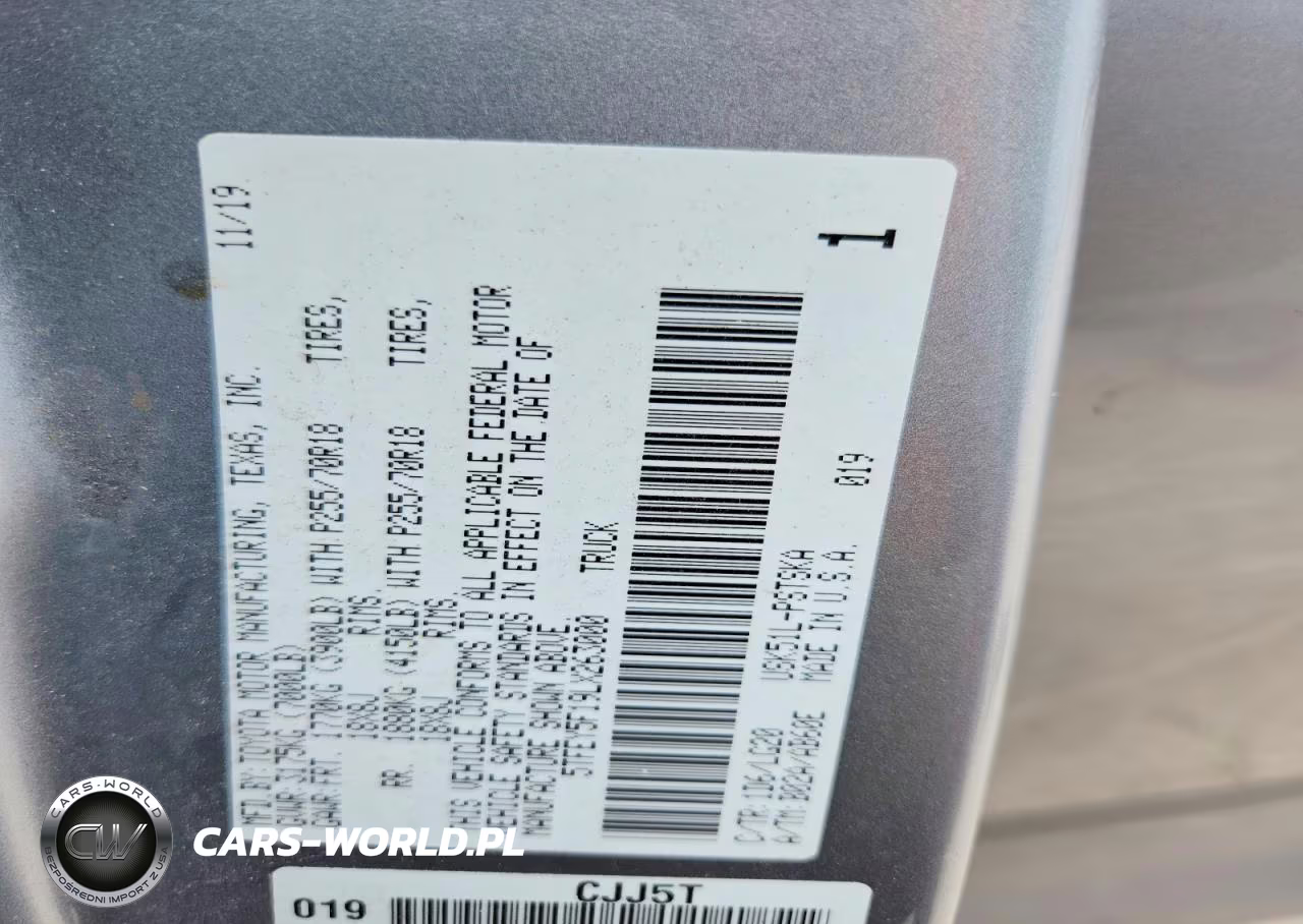 2020 Toyota Tundra Crewmax Sr5 VIN:5TFEY5F19LX263000 - 13