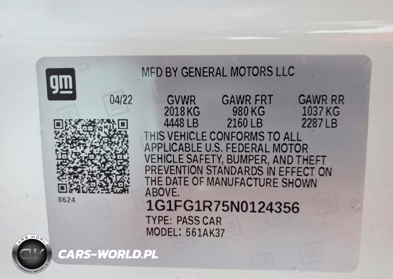 2022 Chevrolet Camaro Ss VIN:1G1FG1R75N0124356 - 13