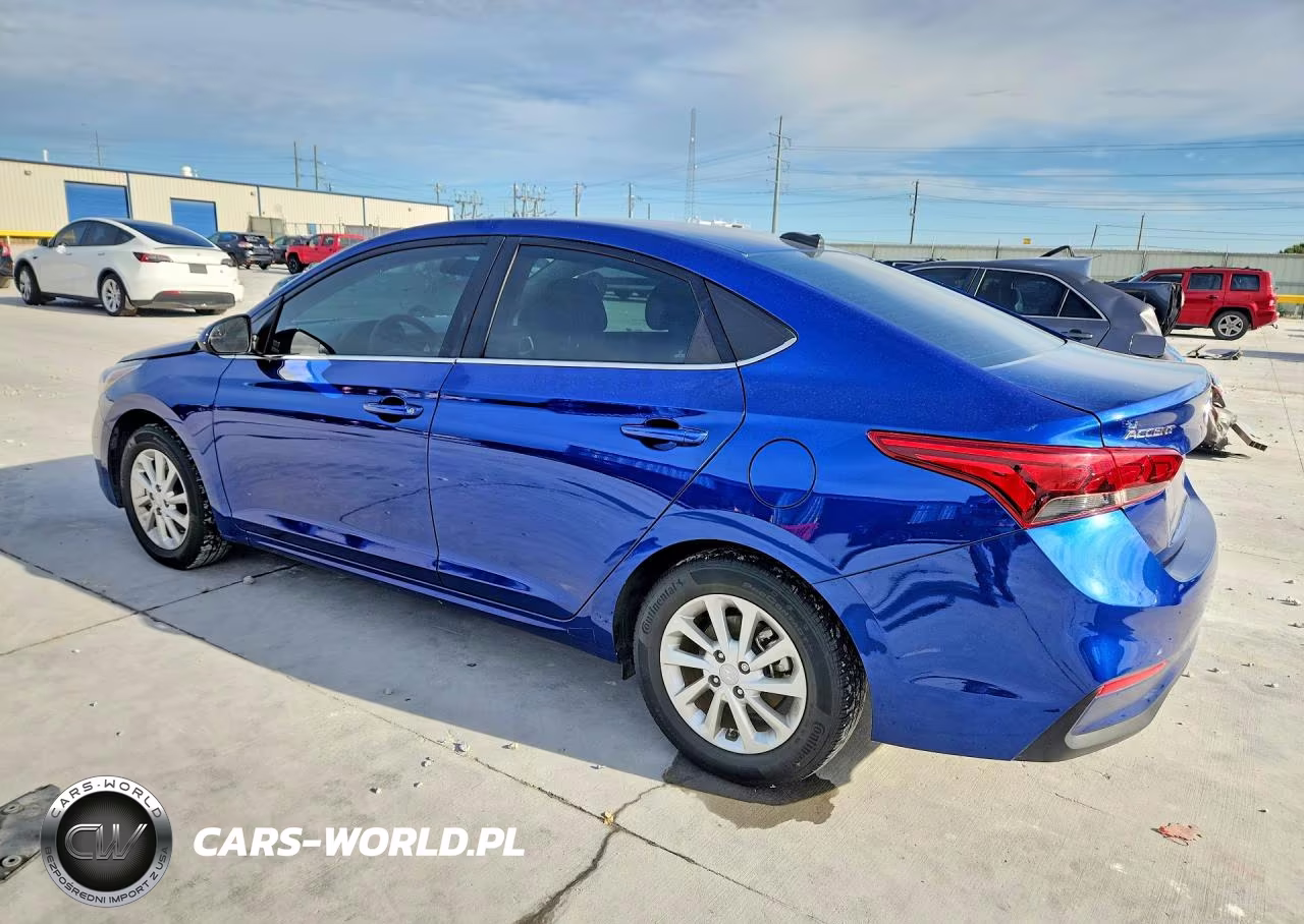 2022 Hyundai Accent Sel VIN:3KPC24A68NE187844 - 2