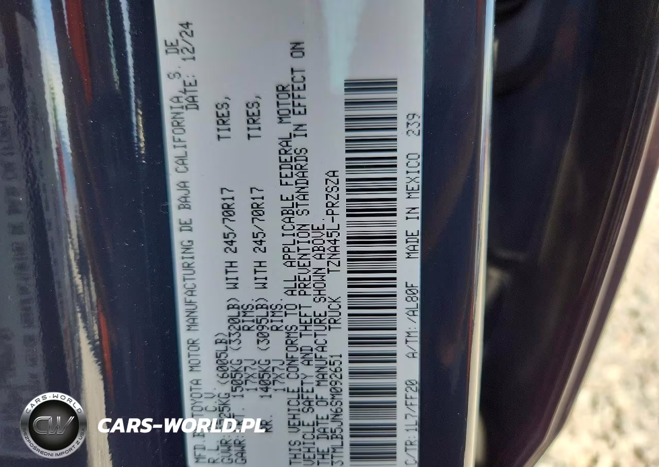 2025 Toyota Tacoma Sr5 VIN:3TMLB5JN6SM092651 - 12