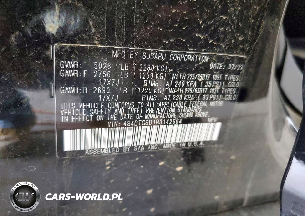 2024 Subaru Outback Wilderness VIN:4S4BTGSD1R3142664 - 13