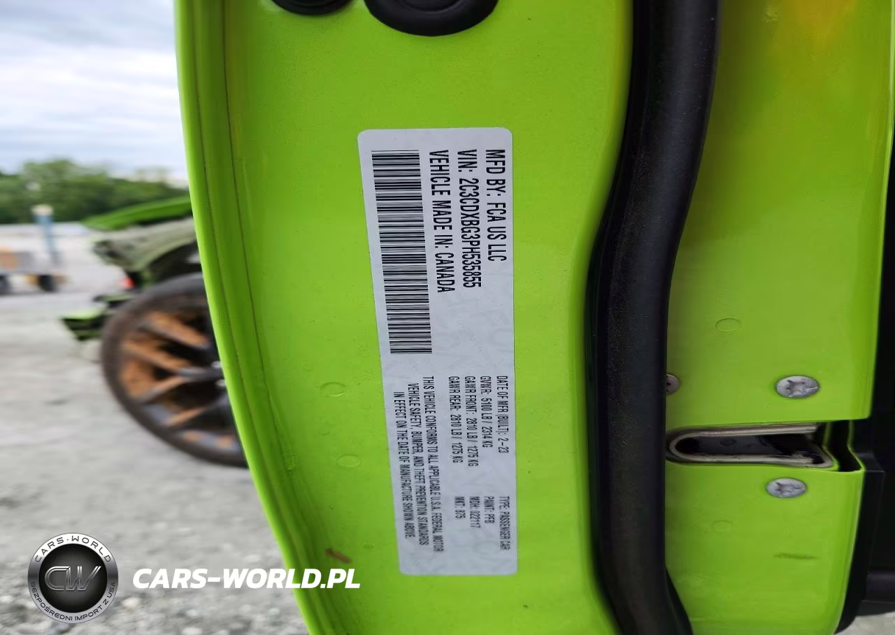 2023 Dodge Charger Sxt VIN:2C3CDXBG3PH535855 - 12