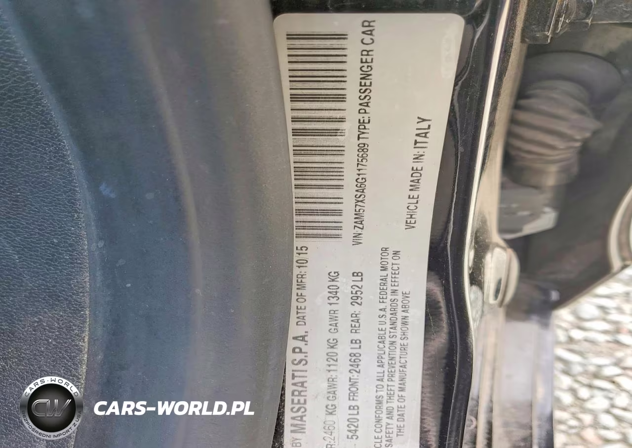 2016 Maserati Ghibli VIN:ZAM57XSA6G1175689 - 12
