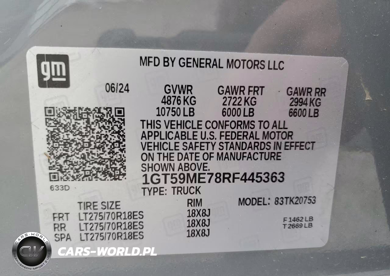 2024 GMC Sierra K2500 Sle K2500 Sle VIN:1GT59ME78RF445363 - 13