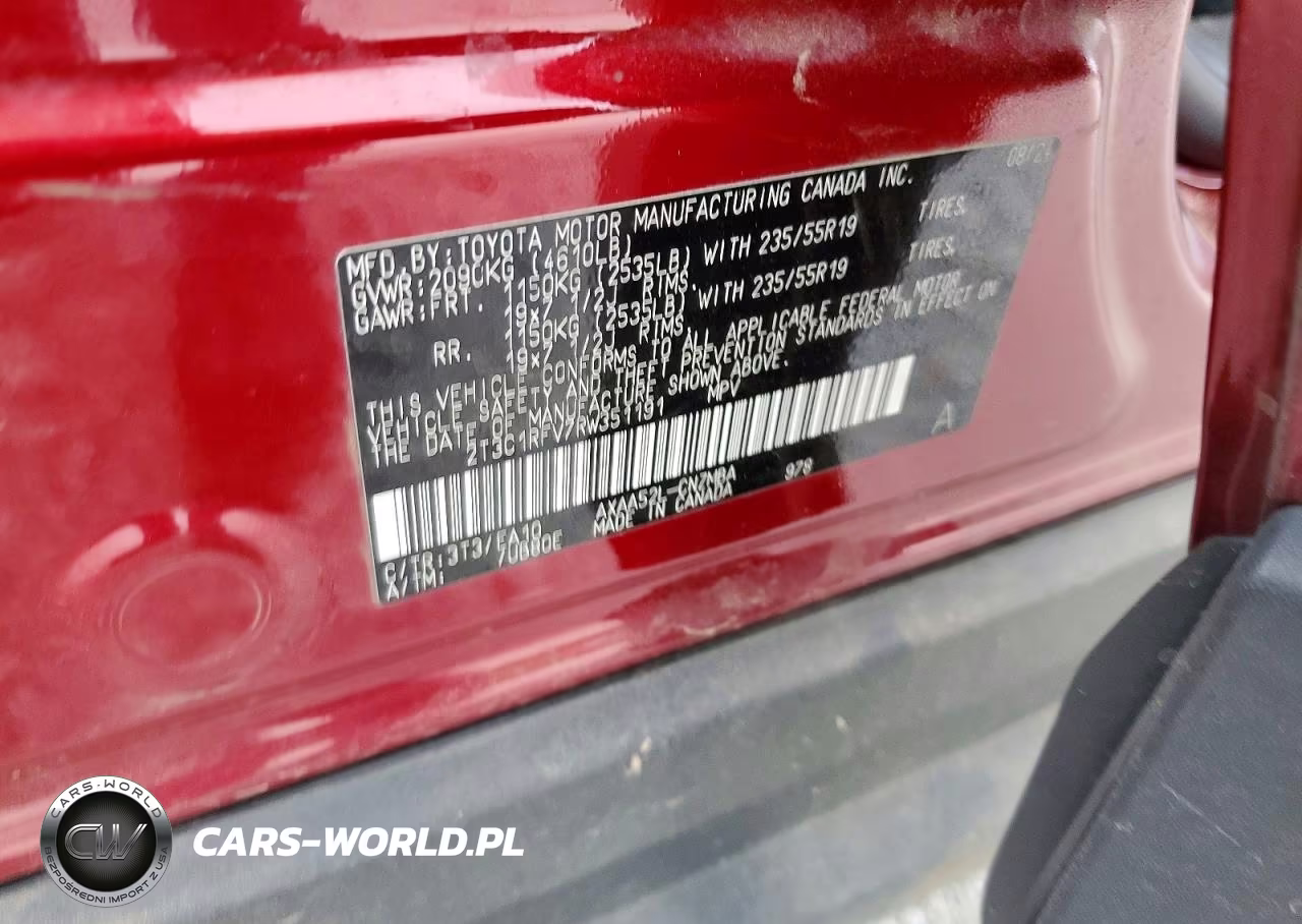 2024 Toyota Rav 4 VIN:2T3C1RFV7RW351191 - 13
