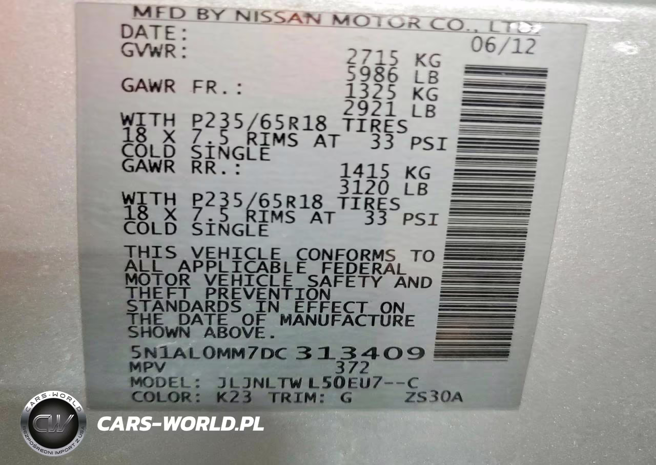 2013 Infiniti Jx35 Base VIN:5N1AL0MM7DC313409 - 14