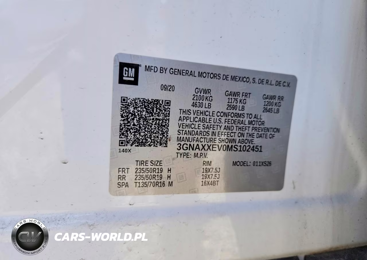 2021 Chevrolet Equinox Premier VIN:3GNAXXEV0MS102451 - 13