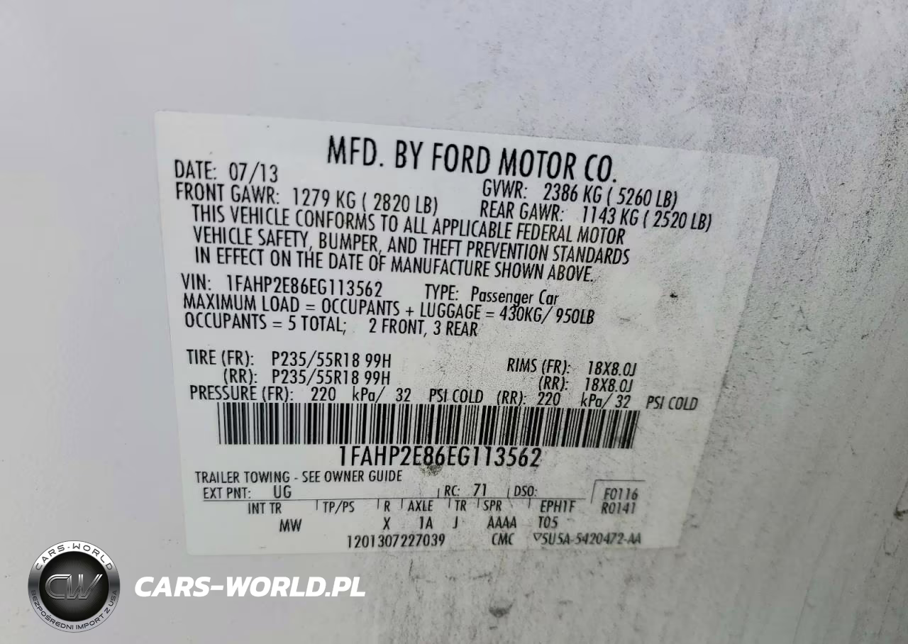 2014 Ford Taurus Sel VIN:1FAHP2E86EG113562 - 12