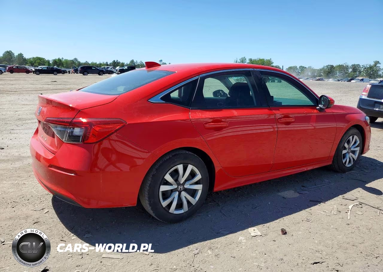 2024 Honda Civic Lx VIN:2HGFE2F23RH589507 - 3