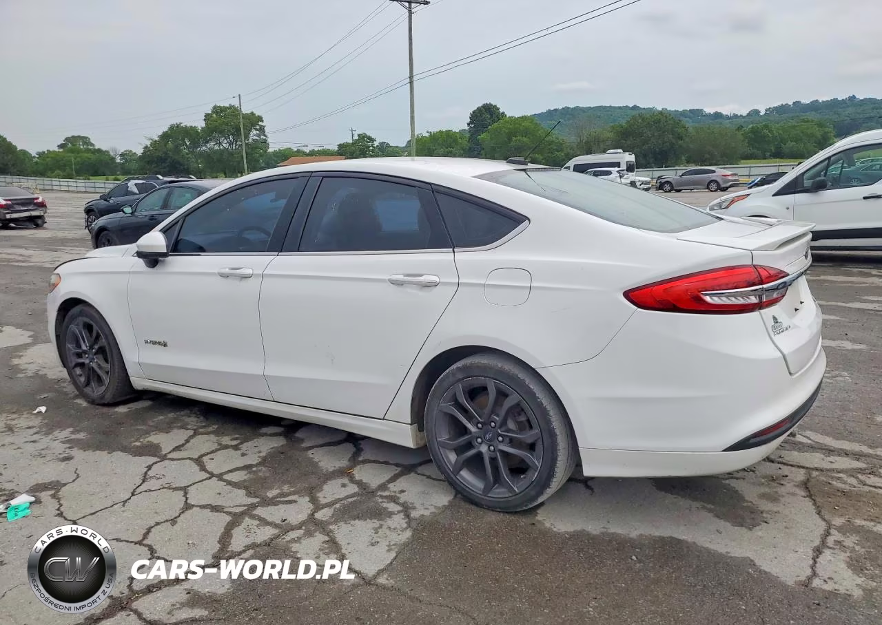 2018 Ford Fusion Se Hybrid VIN:3FA6P0LU8JR132239 - 2