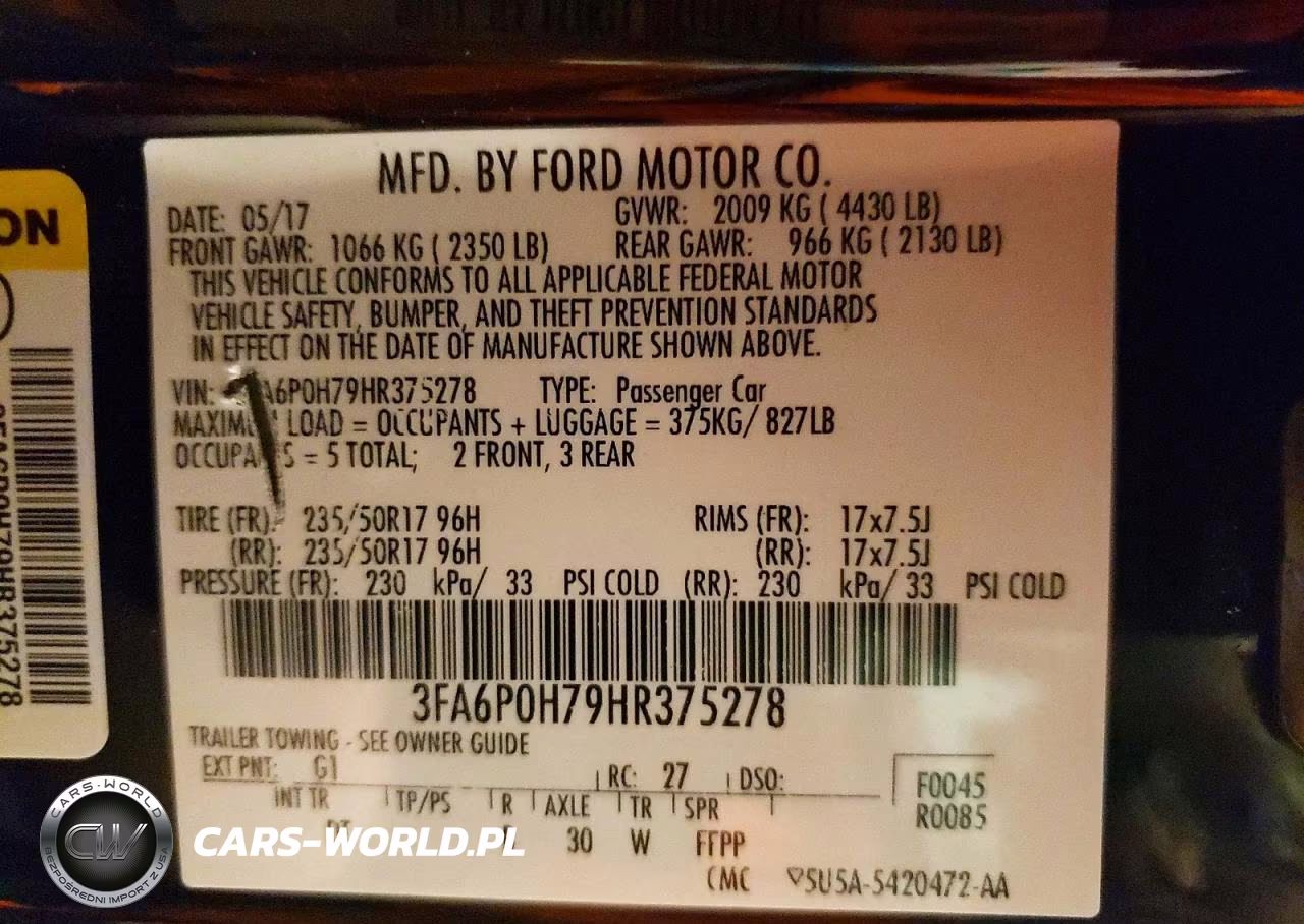 2017 Ford Fusion Se VIN:3FA6P0H79HR375278 - 12
