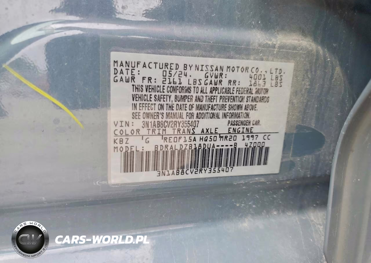 2024 Nissan Sentra Sv VIN:3N1AB8CV2RY355407 - 12