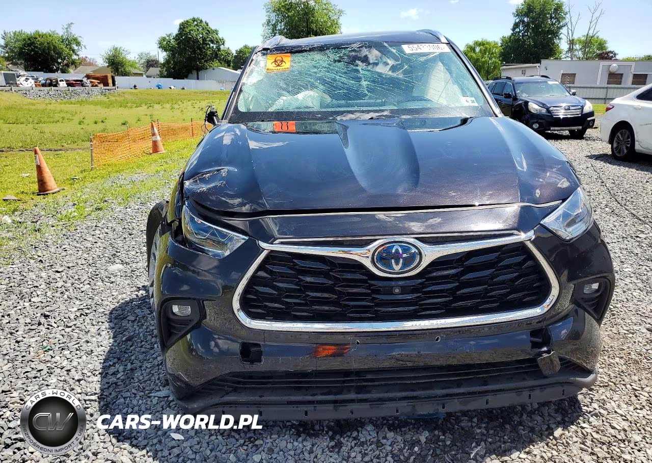 2021 Toyota Highlander Hybrid Platinum VIN:5TDEBRCH3MS017397 - 5