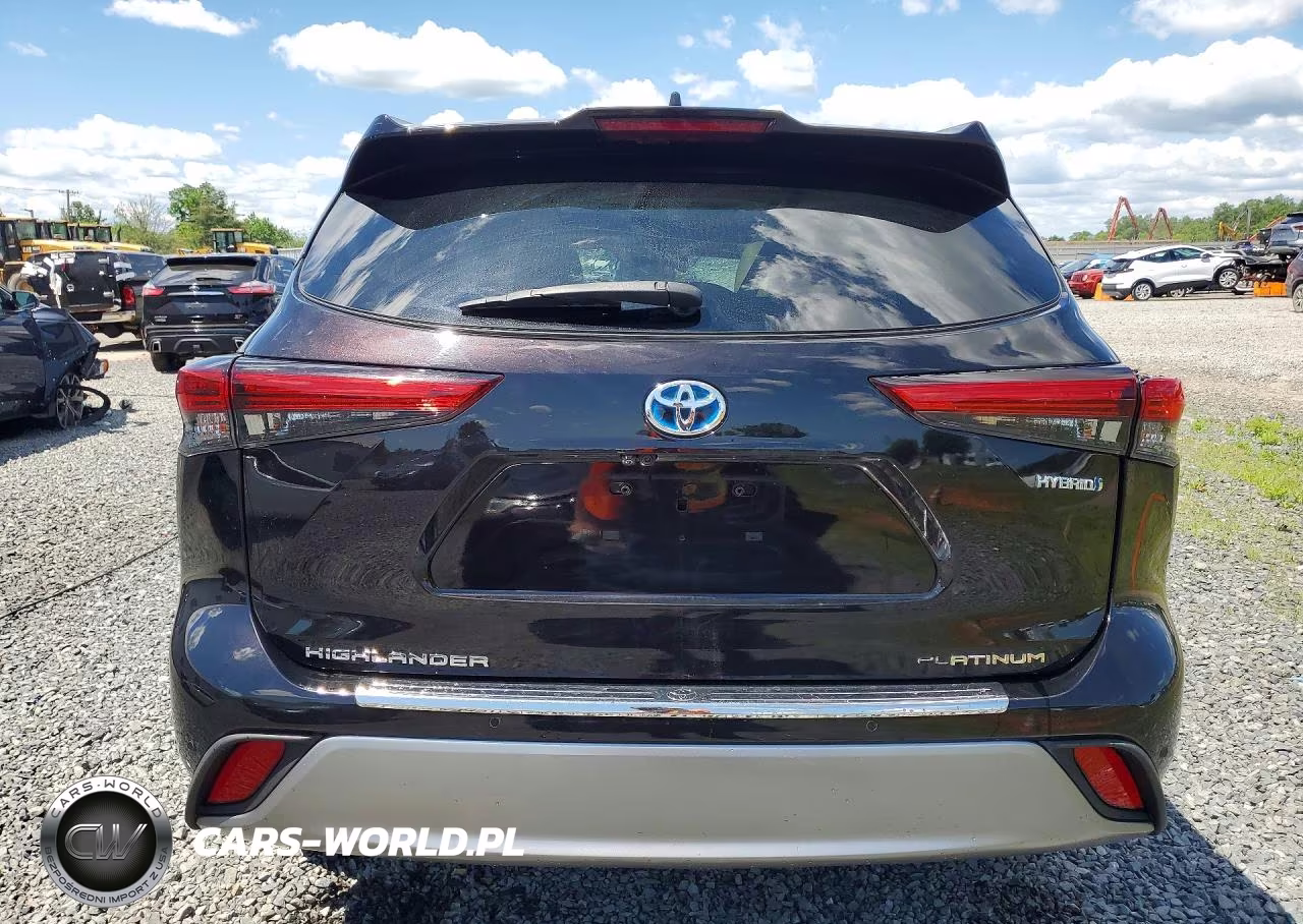 2021 Toyota Highlander Hybrid Platinum VIN:5TDEBRCH3MS017397 - 6