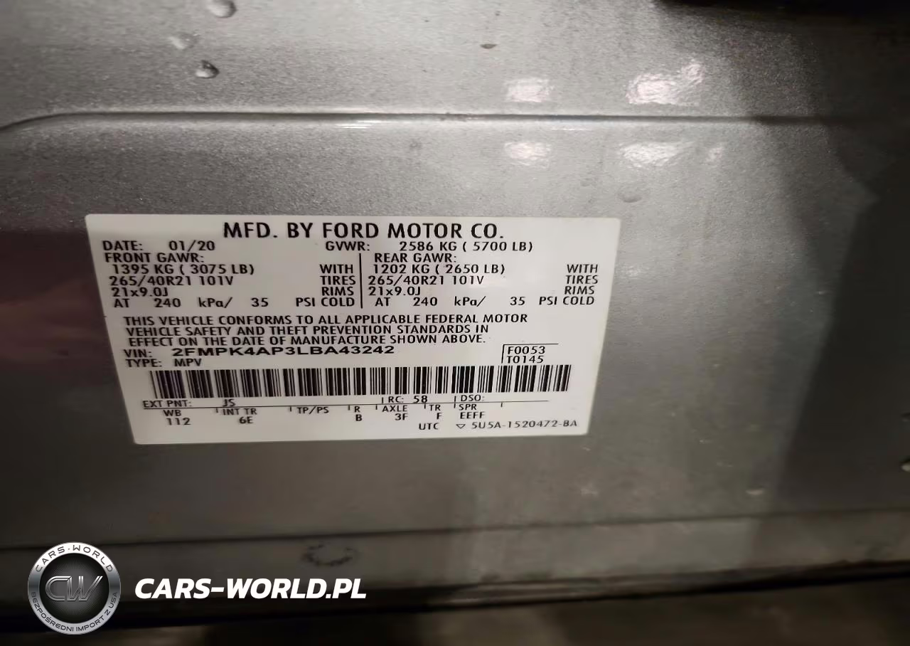 2020 Ford Edge St VIN:2FMPK4AP3LBA43242 - 13