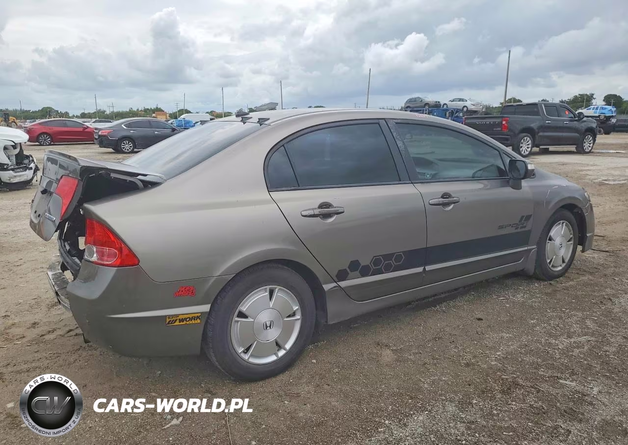 2008 Honda Civic Hybrid VIN:JHMFA362X8S004184 - 3
