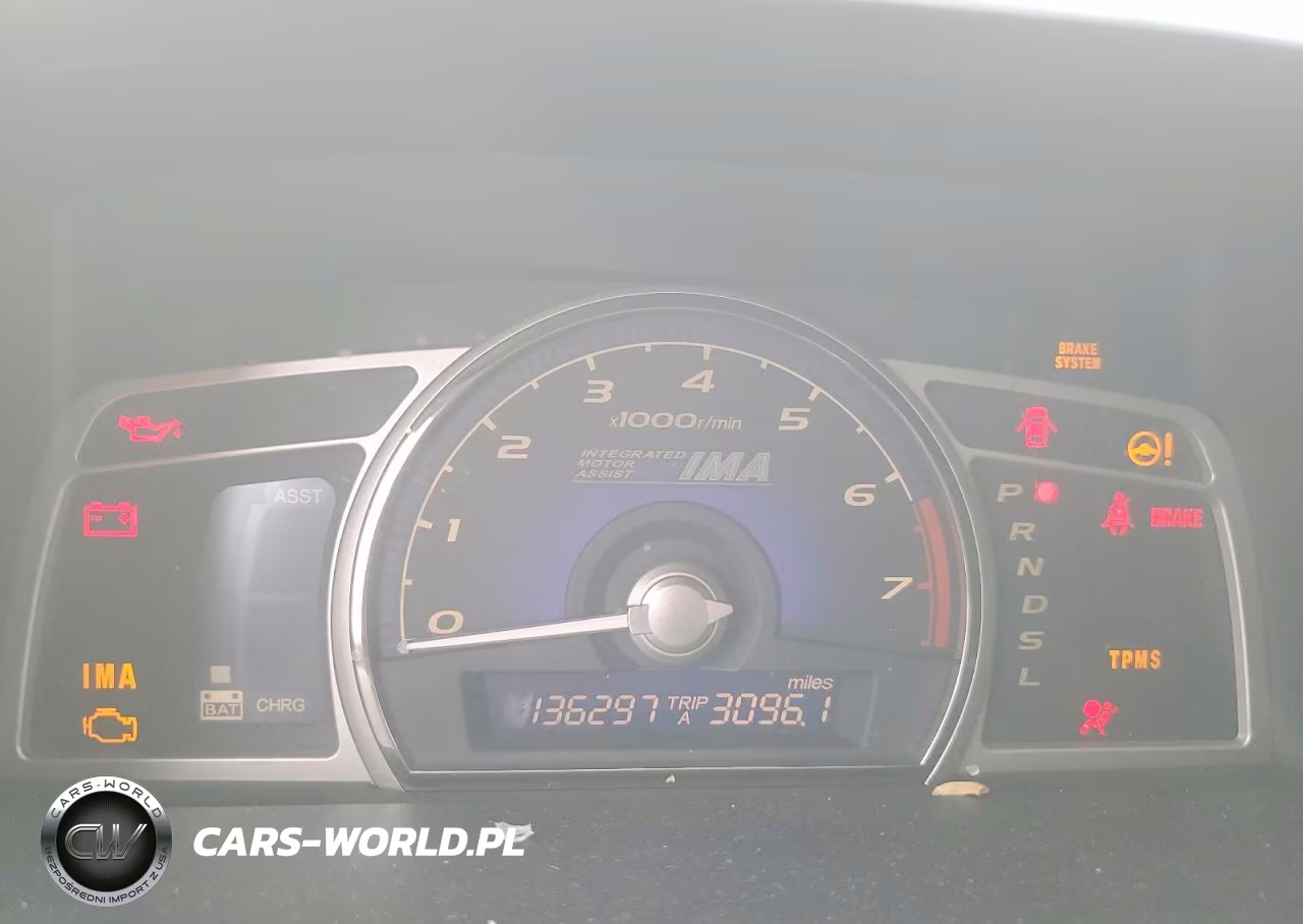 2008 Honda Civic Hybrid VIN:JHMFA362X8S004184 - 9