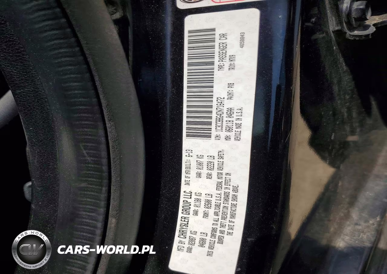 2013 Chrysler 200 Touring VIN:1C3CCBBG4DN716472 - 13