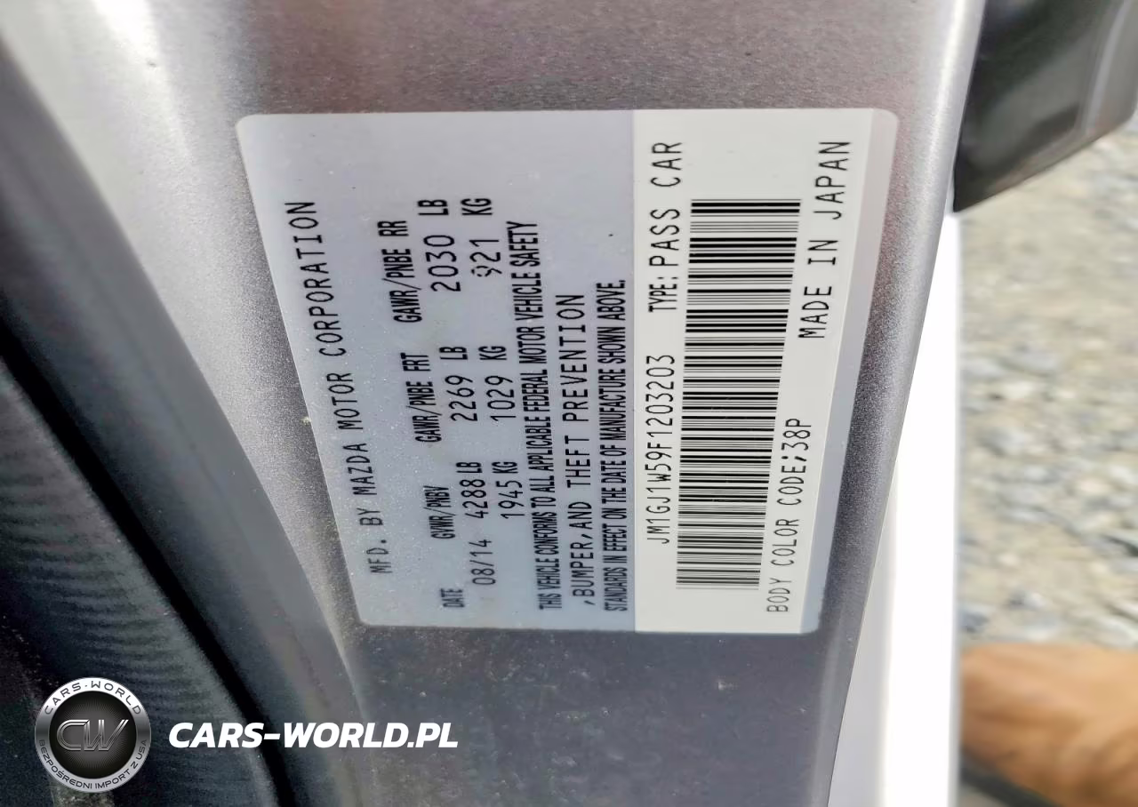 2015 Mazda 6 Grand Touring VIN:JM1GJ1W59F1203203 - 12