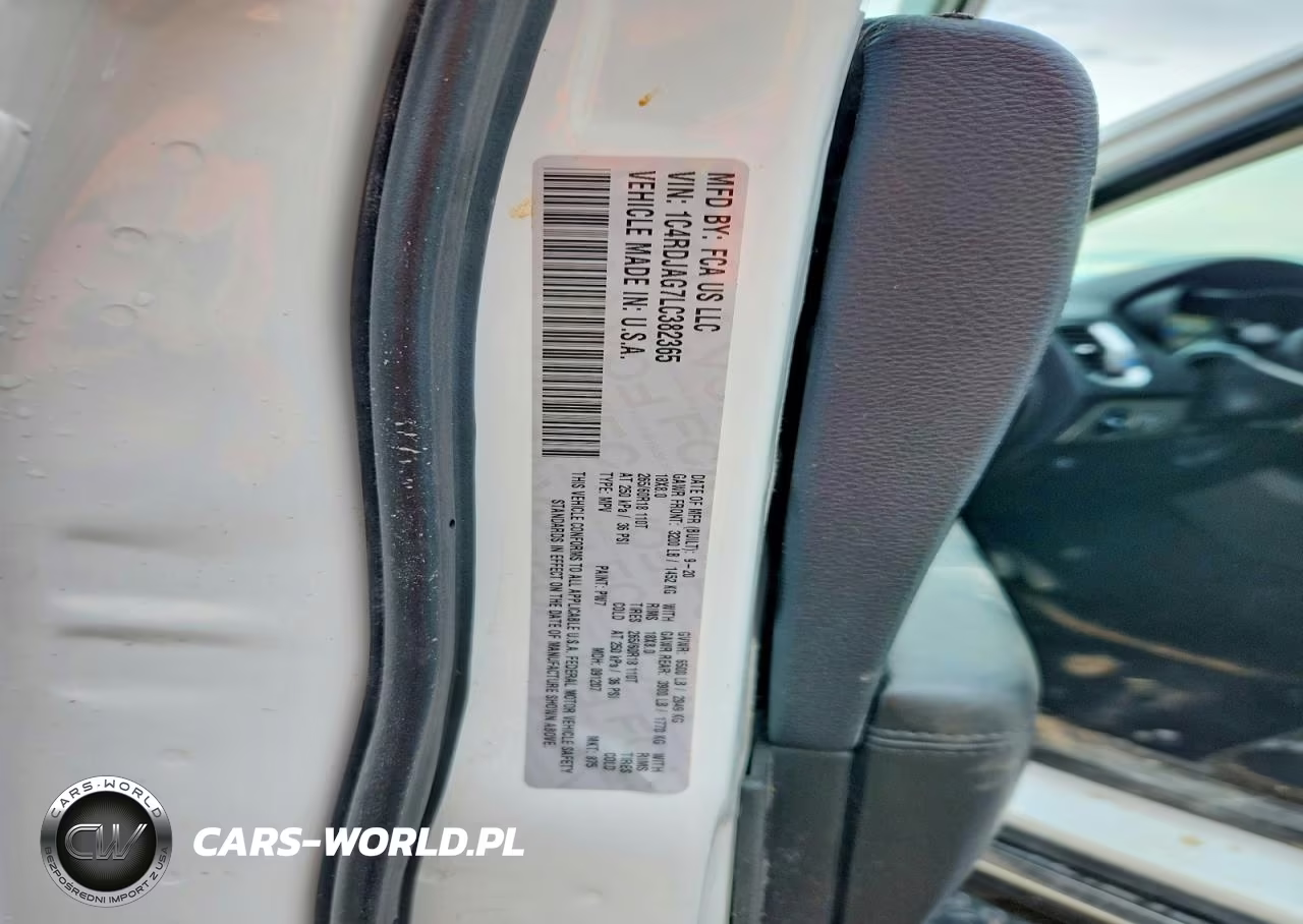 2020 Dodge Durango Sxt VIN:1C4RDJAG7LC382365 - 13