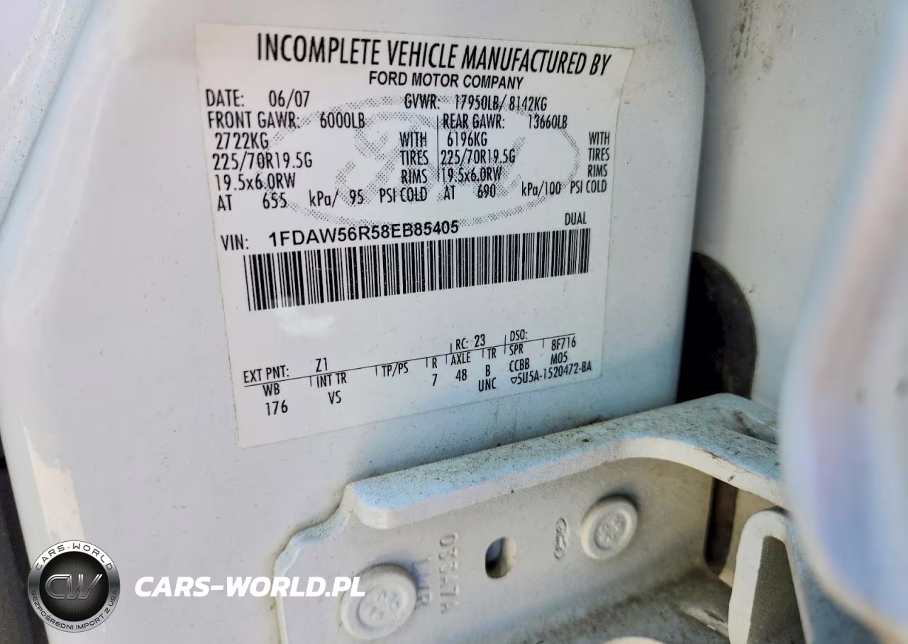 2008 Ford F550 Super Duty VIN:1FDAW56R58EB85405 - 12