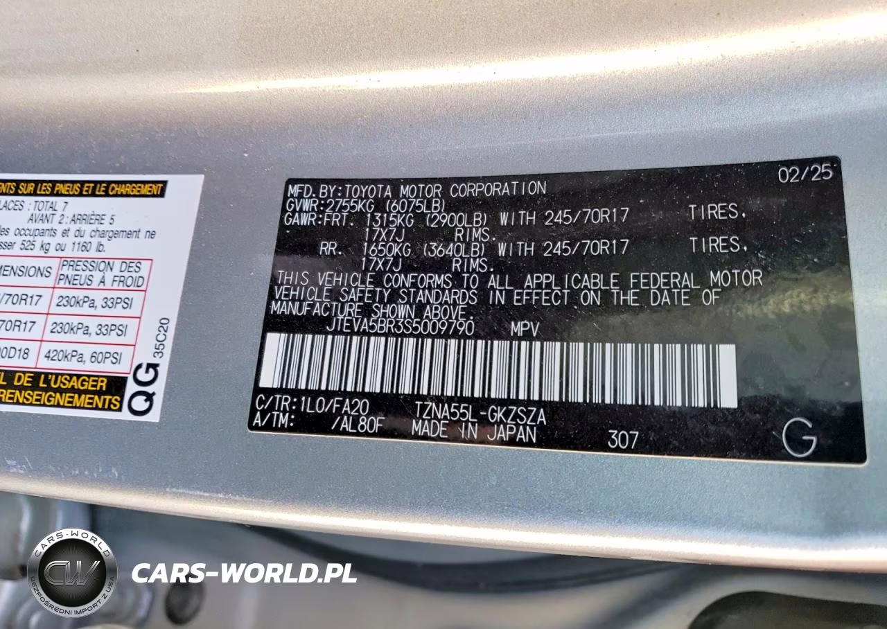 2025 Toyota 4Runner Sr5 VIN:JTEVA5BR3S5009790 - 13