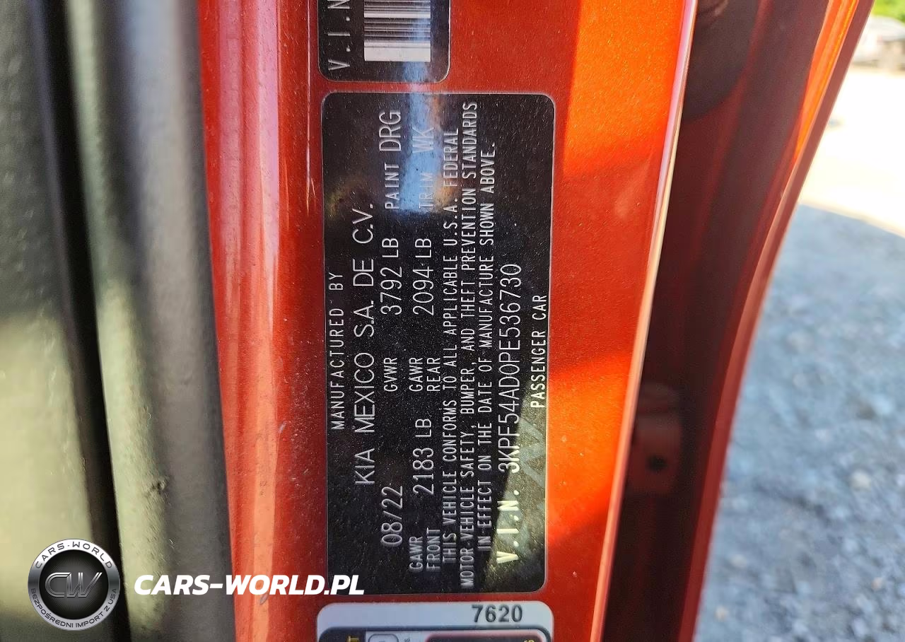 2023 Kia Forte Gt Line VIN:3KPF54AD0PE536730 - 12