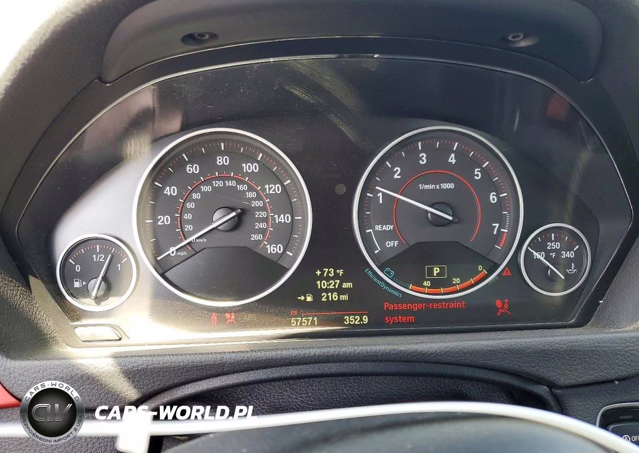 2014 BMW 328 I Sulev VIN:WBA3C1C50EK117524 - 9
