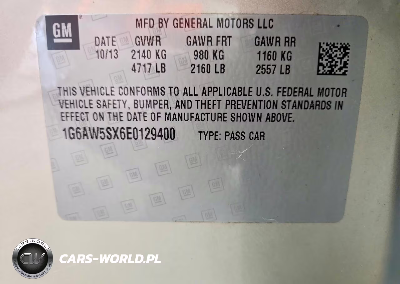2014 Cadillac Cts VIN:1G6AW5SX6E0129400 - 12