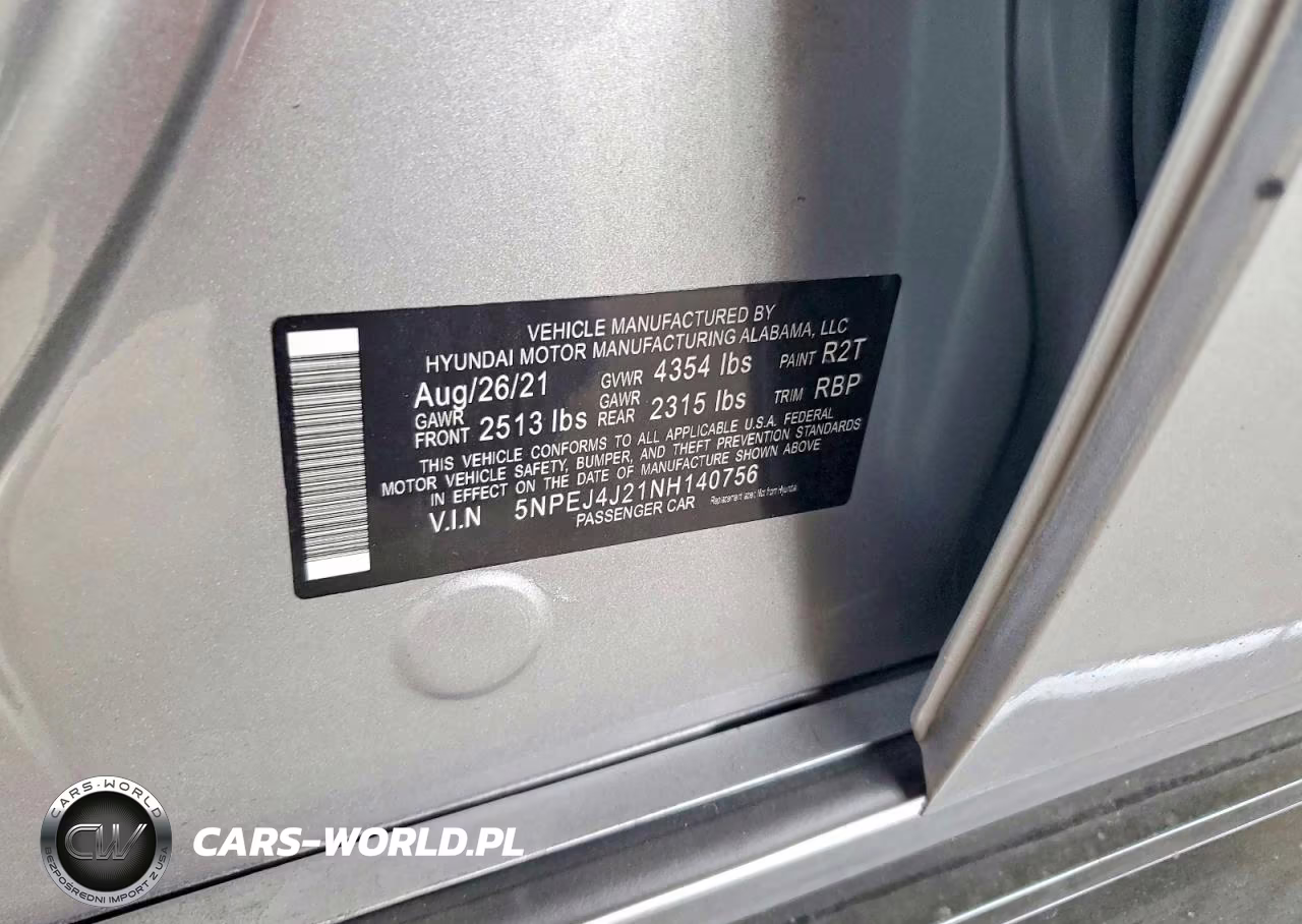 2022 Hyundai Sonata Sel Plus VIN:5NPEJ4J21NH140756 - 12