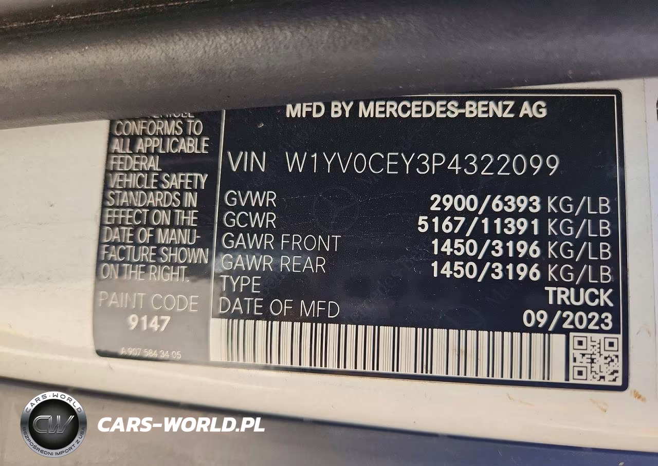 2023 Mercedes-Benz Metris VIN:W1YV0CEY3P4322099 - 14