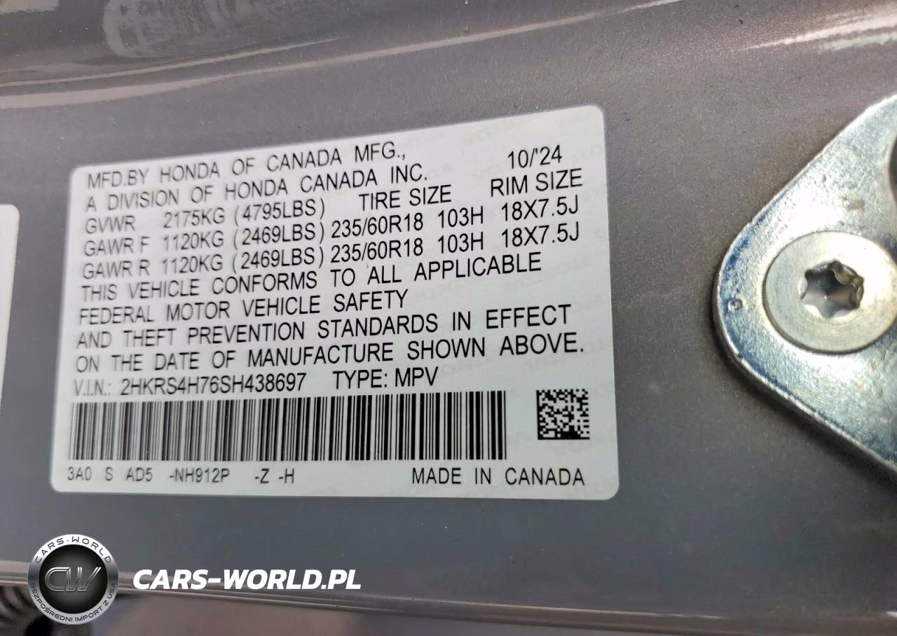 2025 Honda Cr-V Exl VIN:2HKRS4H76SH438697 - 13