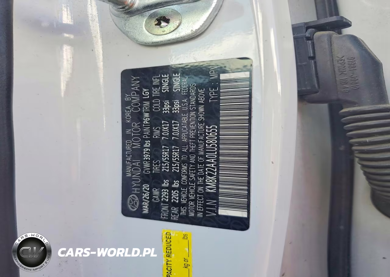 2020 Hyundai Kona Sel VIN:KM8K22AA0LU580655 - 13