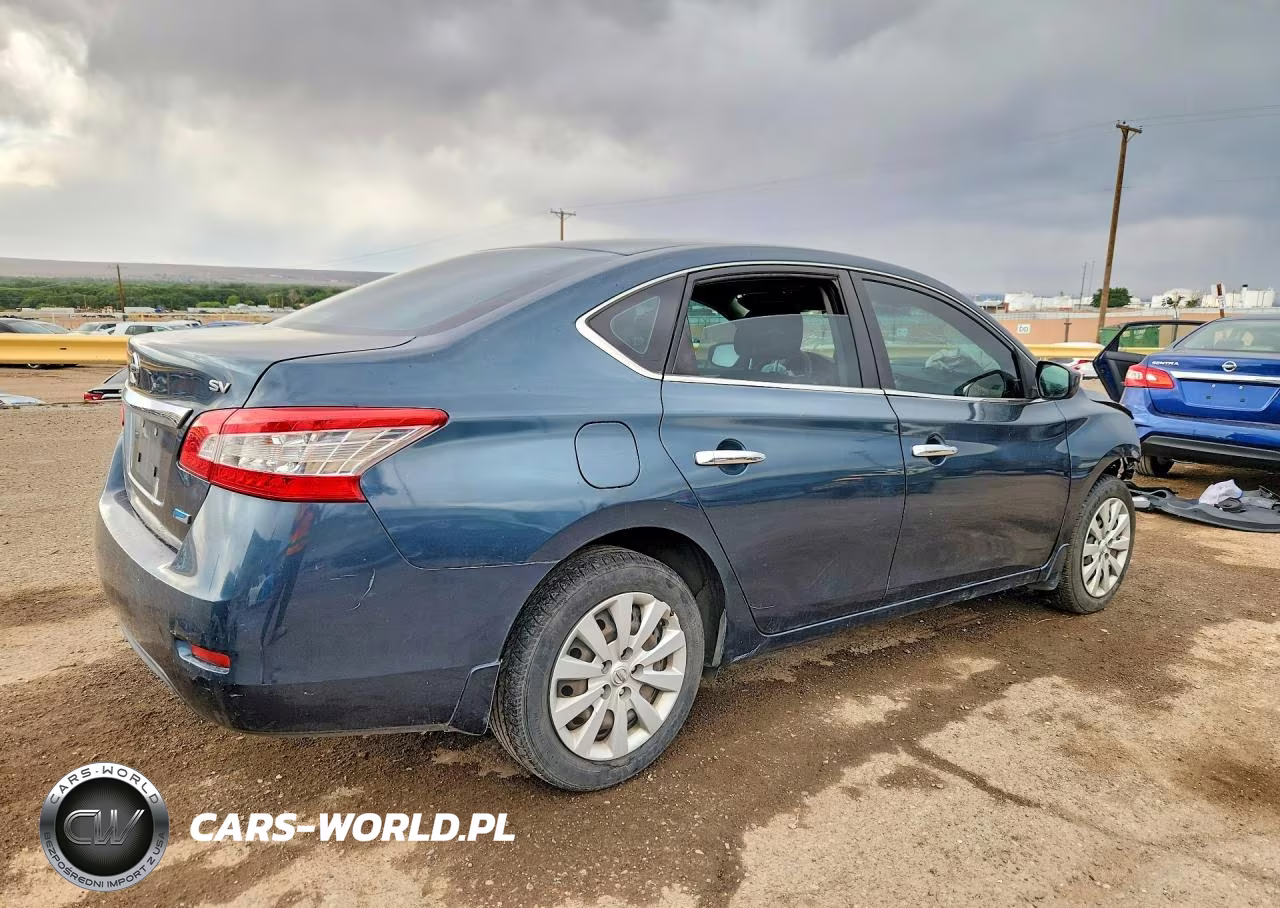 2014 Nissan Sentra Sv VIN:3N1AB7AP2EL676269 - 3