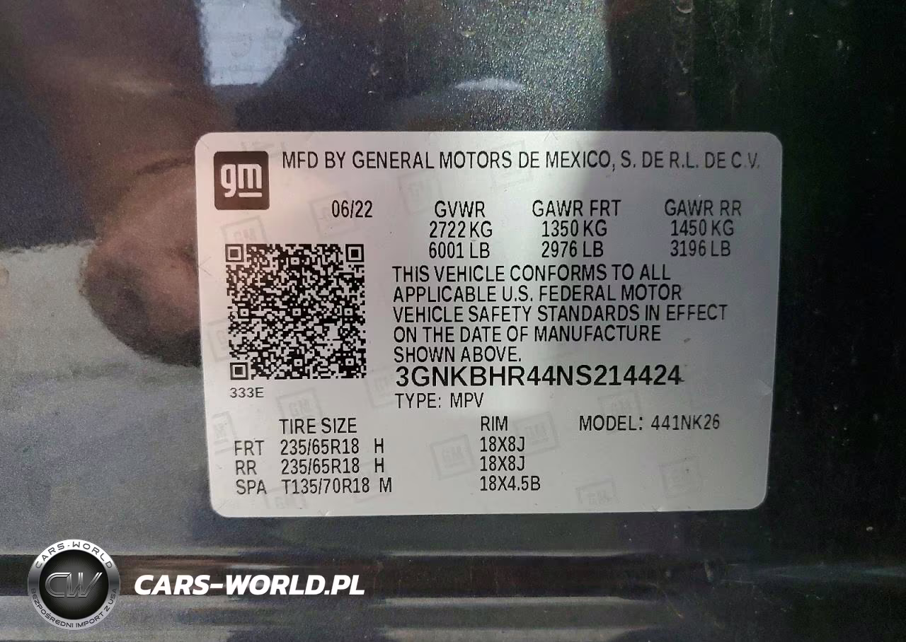 2022 Chevrolet Blazer 2Lt VIN:3GNKBHR44NS214424 - 13