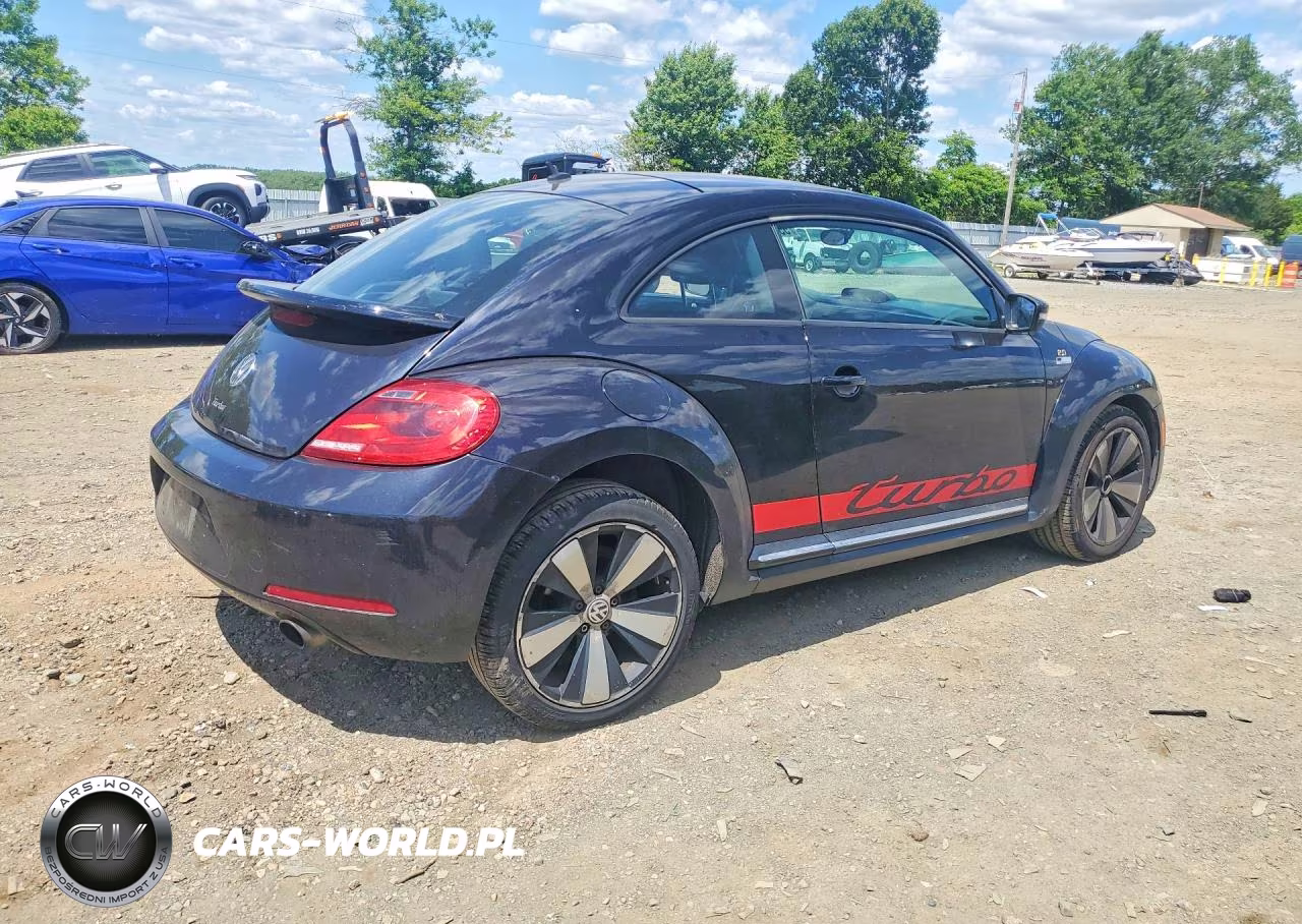 2012 Volkswagen Beetle Turbo VIN:3VWVA7AT8CM665389 - 3