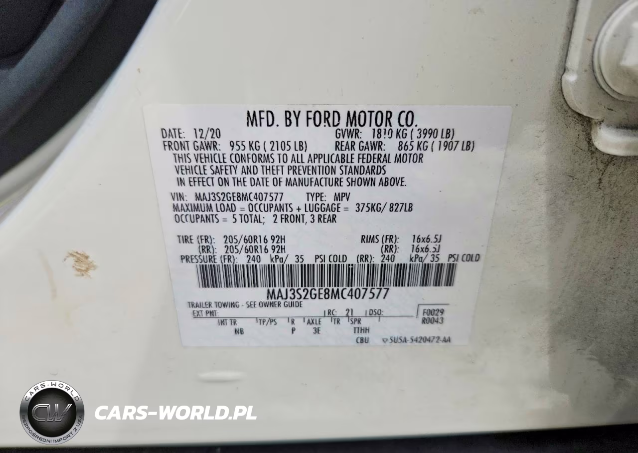 2021 Ford Ecosport Se VIN:MAJ3S2GE8MC407577 - 13