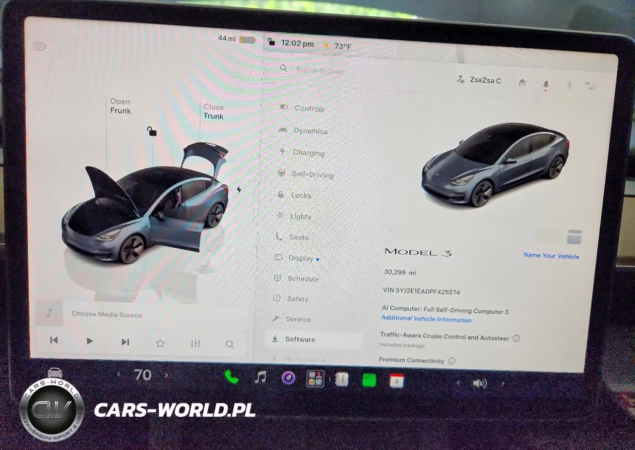 2023 Tesla Model 3 VIN:5YJ3E1EA0PF425574 - 9