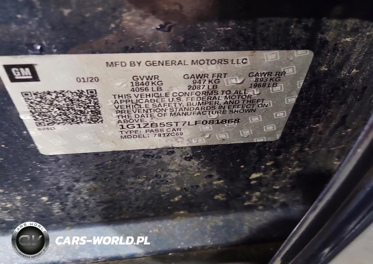 2020 Chevrolet Malibu Ls VIN:1G1ZB5ST7LF081868 - 12