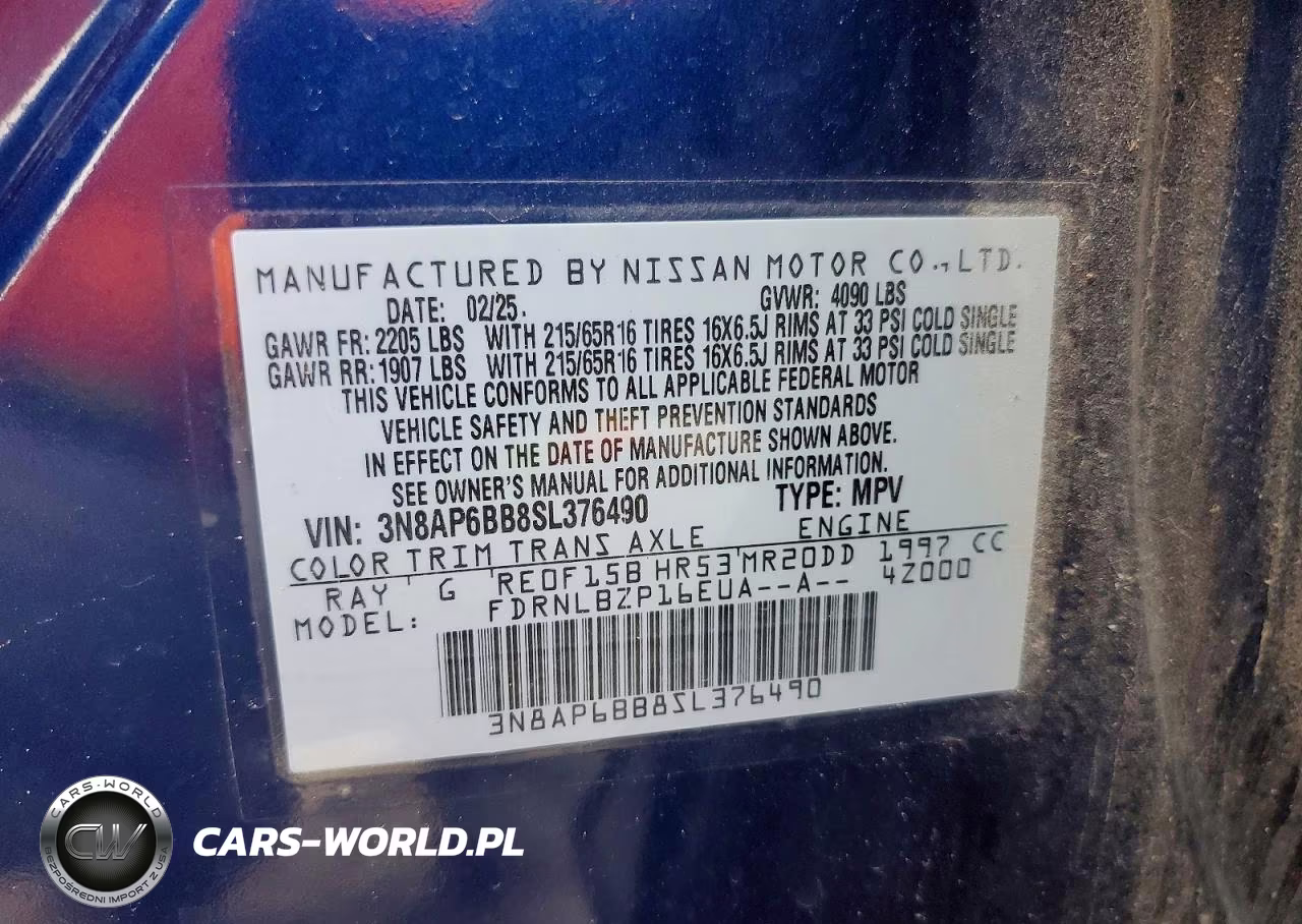 2025 Nissan Kicks S VIN:3N8AP6BB8SL376490 - 13