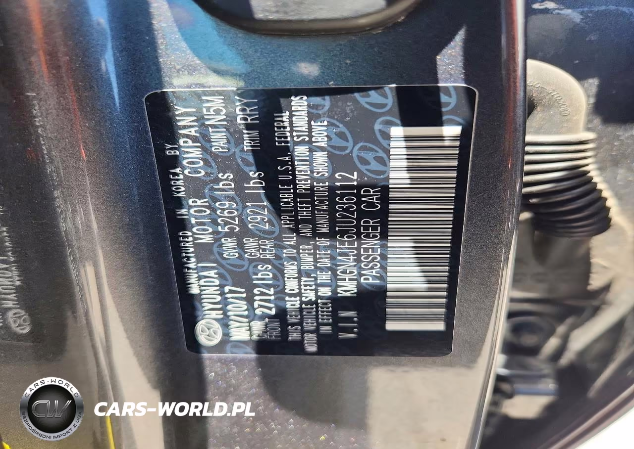2018 Genesis G80 3.8 VIN:KMHGN4JE6JU236112 - 13