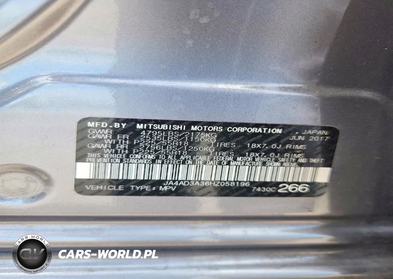 2017 Mitsubishi Outlander Se VIN:JA4AD3A36HZ058196 - 14