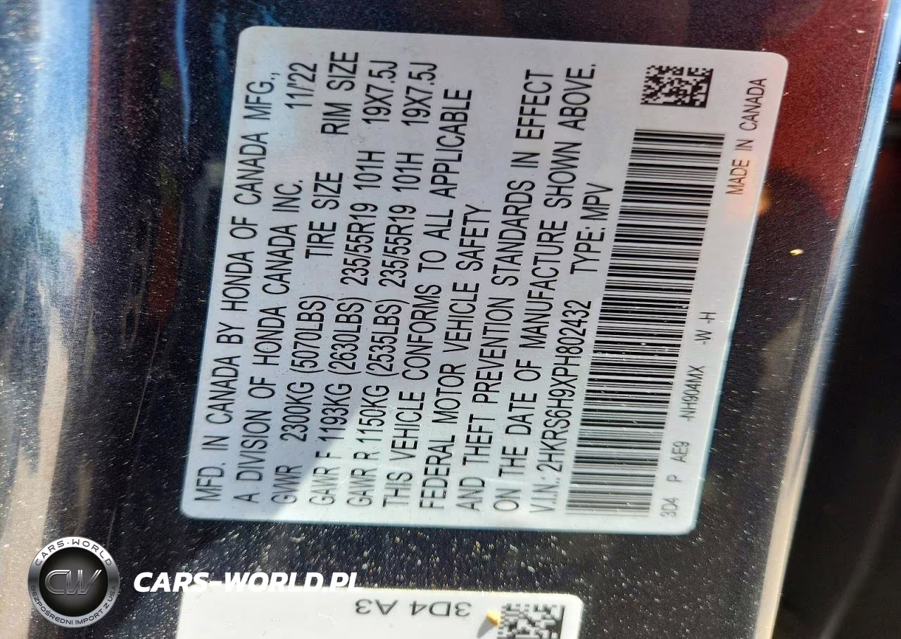 2023 Honda Cr-V Sport Touring VIN:2HKRS6H9XPH802432 - 13