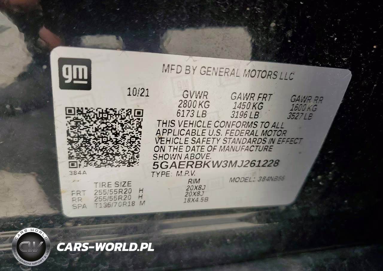2021 Buick Enclave Essence VIN:5GAERBKW3MJ261228 - 13