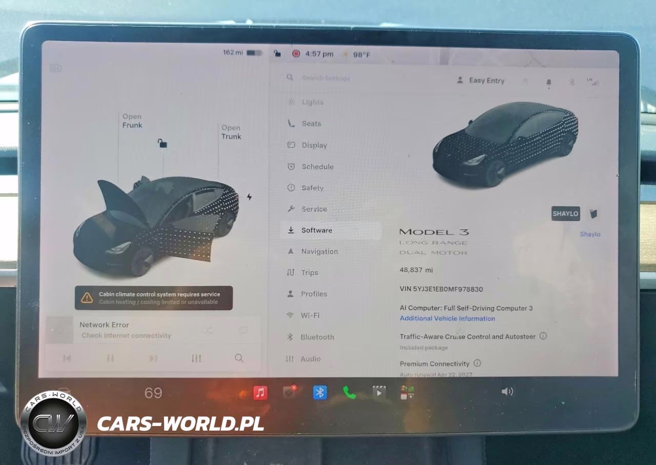 2021 Tesla Mod VIN:5YJ3E1EB0MF978830 - 9