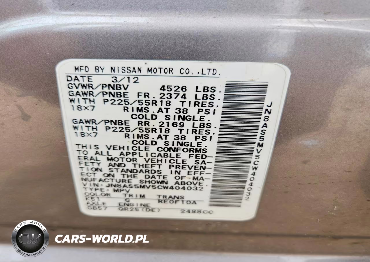 2012 Nissan Rogue S VIN:JN8AS5MV5CW404032 - 12