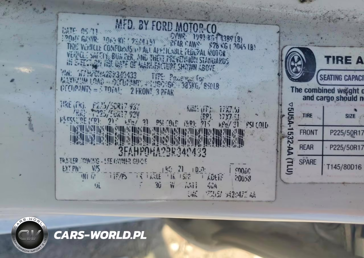 2011 Ford Fusion Se VIN:3FAHP0HA2BR340433 - 13
