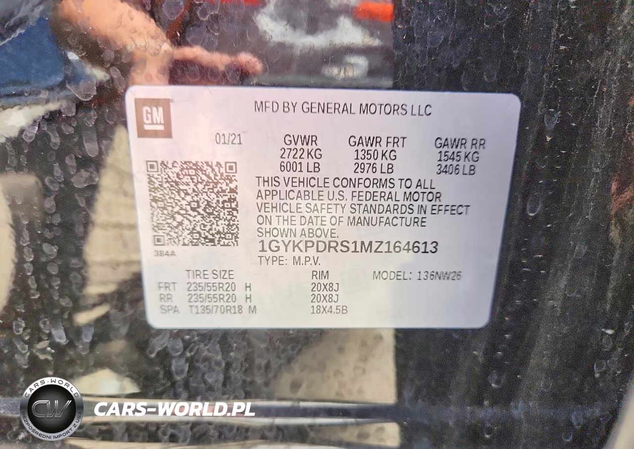 2021 Cadillac Xt6 Premium Luxury VIN:1GYKPDRS1MZ164613 - 13