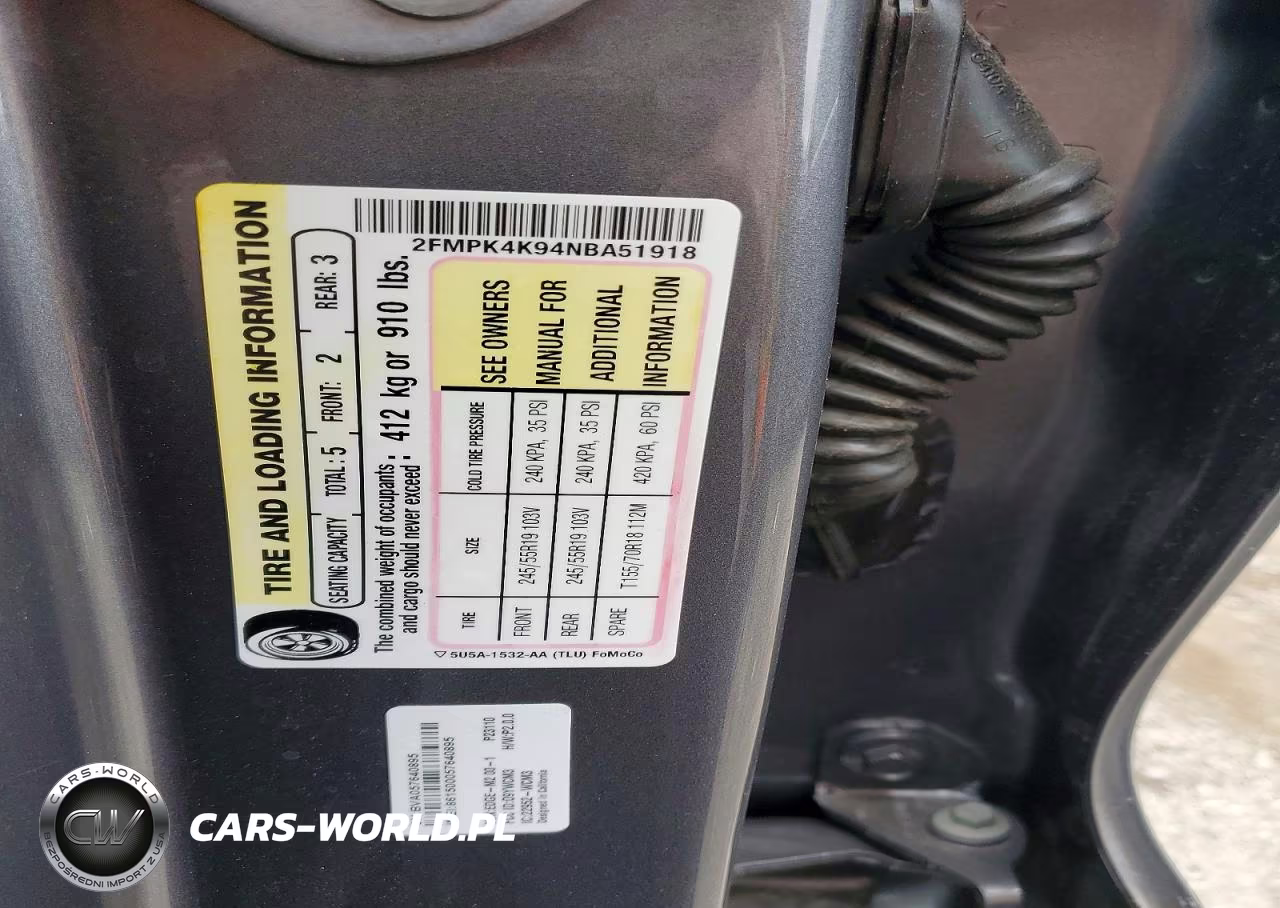 2022 Ford Edge Titanium VIN:2FMPK4K94NBA51918 - 13